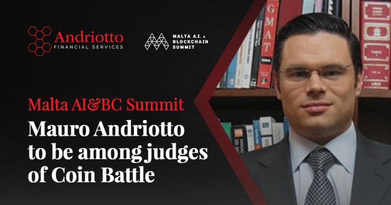Founder Mauro Andriotto to be a judge at Malta AI&BC Summit