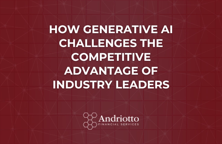 How Generative AI Challenges the Competitive Advantage of Industry Leaders